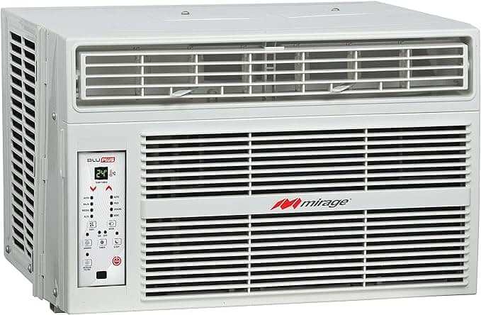 BLU PLUS Mirage Tipo ventana solo enfriamiento, 5000 BTU, 115 V, R410A